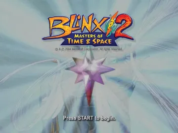 Blinx 2 Masters of Time & Space screen shot title